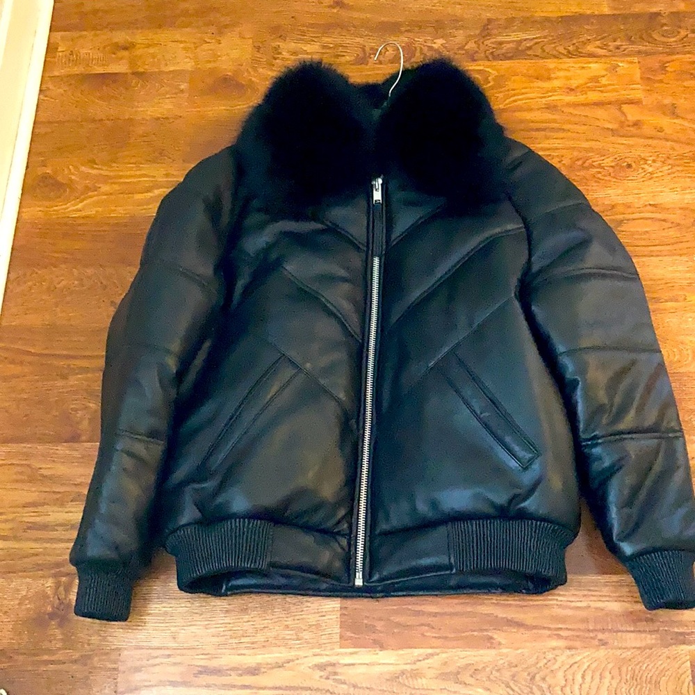 Winter leather coat 🧥🧥🔥🔥